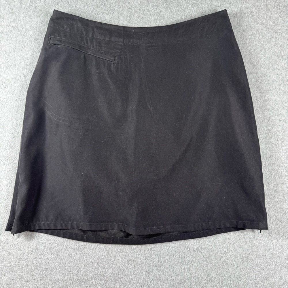 Patagonia Duway Skirt Skort Size‎ 4 Black Hiking, Athletic, Pickleball, Golf - Picture 2 of 14